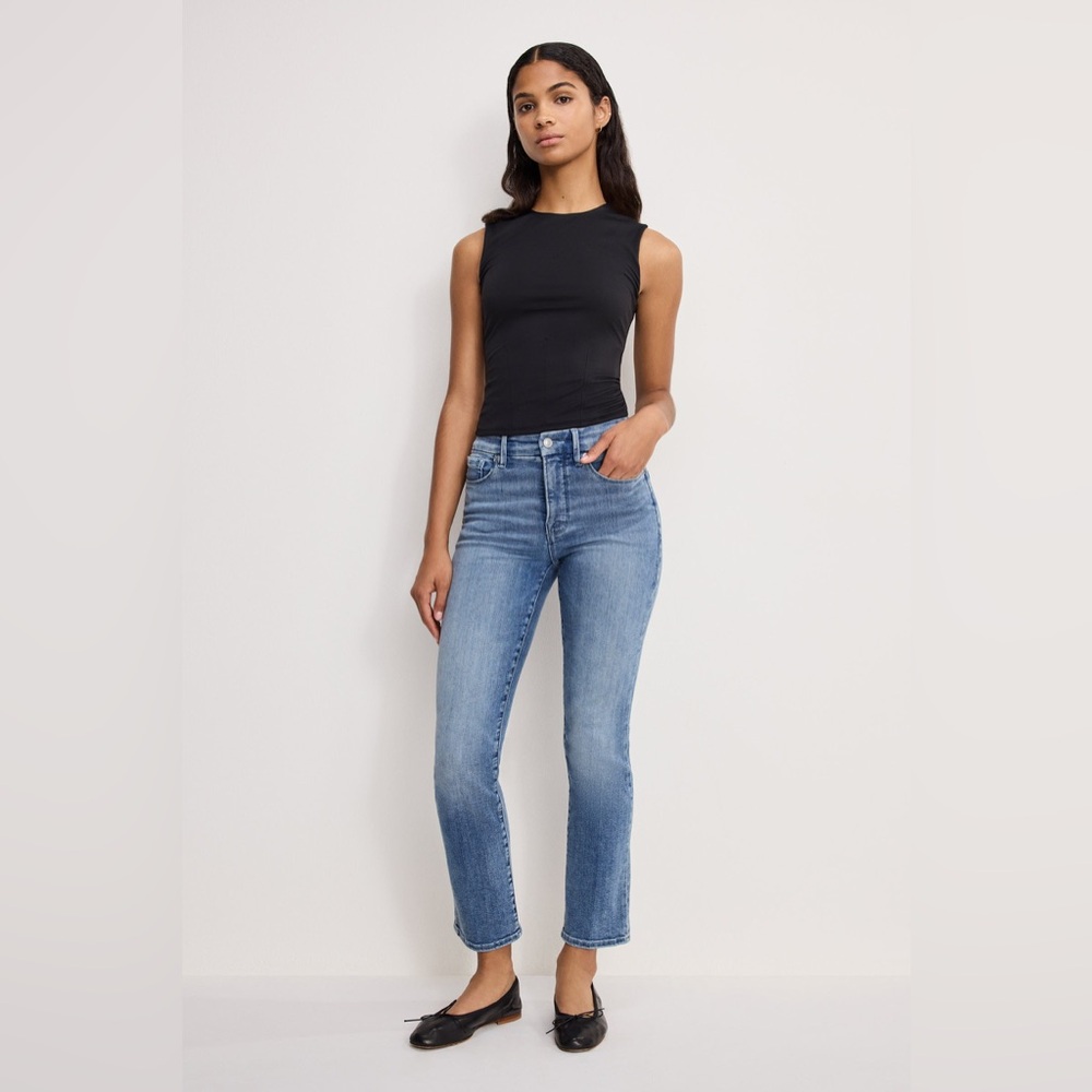 Good American Straight Leg Ankle Jeans - 6/28